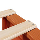 vidaXL barna tömör fenyőfa könyvespolcos ágy matrac nélkül 90 x 190 cm