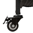 vidaXL fekete polyrattan kerti tárolóláda kerekekkel 160x55x75 cm