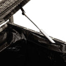 vidaXL szürke polyrattan kerti tárolópad párnával