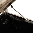 vidaXL bézs polyrattan kerti tárolópad párnával