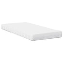 vidaXL nappali ágy matraccal viaszbarna 100x200 cm tömör fa fenyőfa