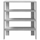 vidaXL szürke sonoma színű szerelt fa cipőtartó 61x32x70 cm