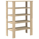 vidaXL sonoma tölgy színű szerelt fa cipőtartó 61x32x87,5 cm