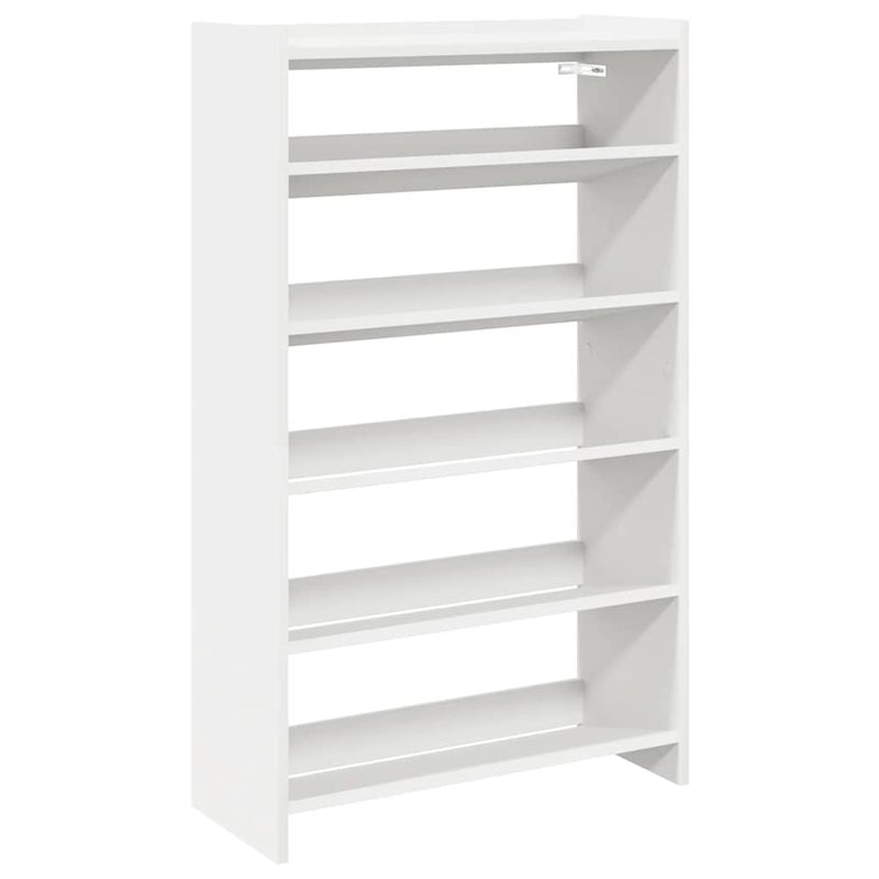 vidaXL fehér szerelt fa cipőtároló szekrény 60 x 25x 100 cm