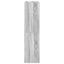 vidaXL szürke sonoma színű szerelt fa cipőtartó 60x25x100 cm