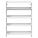 vidaXL fehér szerelt fa cipőtároló szekrény 80 x 25 x 61,5 cm