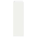 vidaXL fehér szerelt fa cipőtároló szekrény 80 x 25 x 61,5 cm