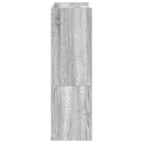 vidaXL szürke sonoma színű szerelt fa cipőtartó 60x25x81 cm