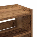 vidaXL antik fa szerelt fa cipőtartó 60x25x81 cm