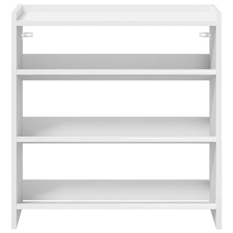 vidaXL fehér szerelt fa cipőtároló szekrény 60x25x62 cm