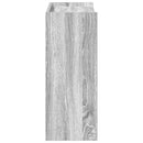 vidaXL szürke sonoma színű szerelt fa cipőtartó 60x25x62 cm