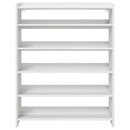 vidaXL fehér szerelt fa cipőtároló szekrény 80x25x100 cm