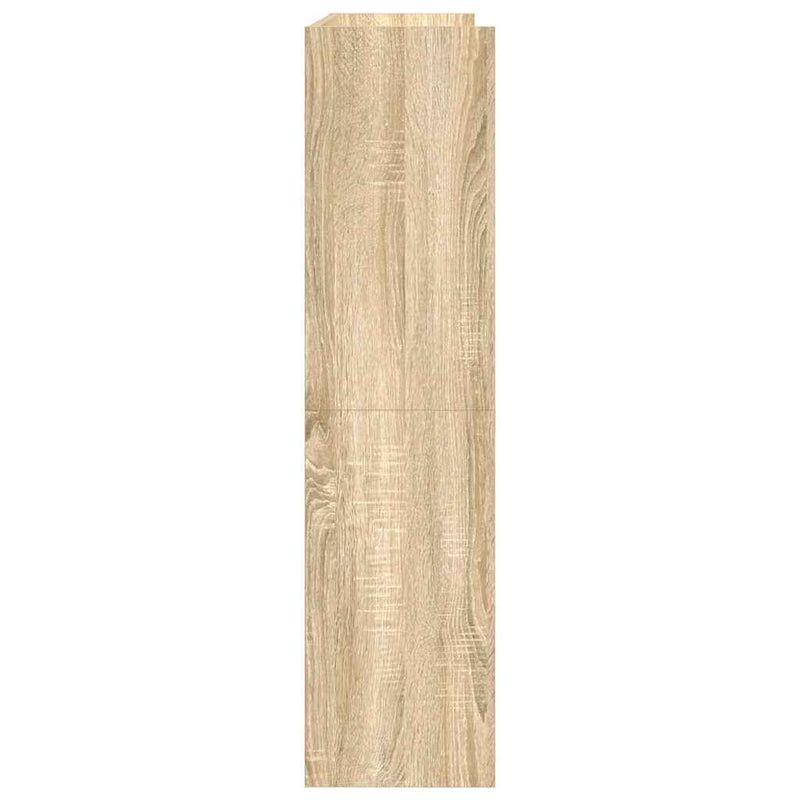 vidaXL sonoma tölgy színű szerelt fa cipőtartó 80x25x100 cm