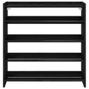 vidaXL fekete szerelt fa cipőtároló szekrény 80x25x81 cm