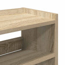 vidaXL sonoma tölgy színű szerelt fa cipőtartó 80x25x62 cm