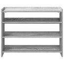 vidaXL szürke sonoma színű szerelt fa cipőtartó 80x25x62 cm