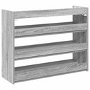 vidaXL szürke sonoma színű szerelt fa cipőtartó 80x25x62 cm