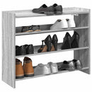 vidaXL szürke sonoma színű szerelt fa cipőtartó 80x25x62 cm