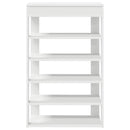 vidaXL fehér szerelt fa cipőtároló szekrény 60x30x98 cm