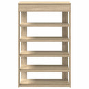 vidaXL sonoma tölgy színű szerelt fa cipőtartó 60x30x98 cm