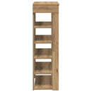 vidaXL kézműves tölgy színű szerelt fa cipősszekrény 60x30x98 cm