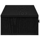 vidaXL Falipolc fiókokkal fekete 60x28x15 cm műszaki fa