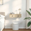 vidaXL Falipolc fiókokkal sonoma tölgy 60x28x15 cm műszaki fa