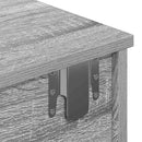 vidaXL Falipolc fiókokkal szürke sonoma 60x28x15 cm műszaki fa