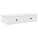 vidaXL Falipolc fiókokkal fehér 80x34x17 cm műszaki fa
