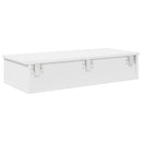 vidaXL Falipolc fiókokkal fehér 80x34x17 cm műszaki fa