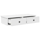 vidaXL Falipolc fiókokkal fehér 80x34x17 cm műszaki fa