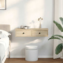 vidaXL Falipolc fiókokkal sonoma tölgy 80x34x17 cm műszaki fa