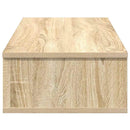 vidaXL Falipolc fiókokkal sonoma tölgy 80x34x17 cm műszaki fa