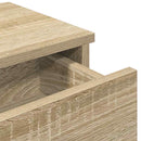 vidaXL Falipolc fiókokkal sonoma tölgy 80x34x17 cm műszaki fa