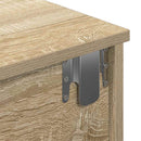 vidaXL Falipolc fiókokkal sonoma tölgy 80x34x17 cm műszaki fa