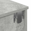 vidaXL Falipolc fiókokkal betonszürke 80x31x17 cm műszaki fa