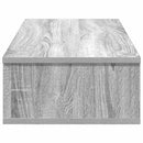 vidaXL Falipolc fiókokkal szürke sonoma 80x31x17 cm műszaki fa