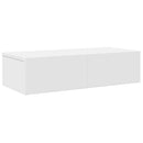 vidaXL Falipolc fiókokkal fehér 60x26,5x15 cm műszaki fa