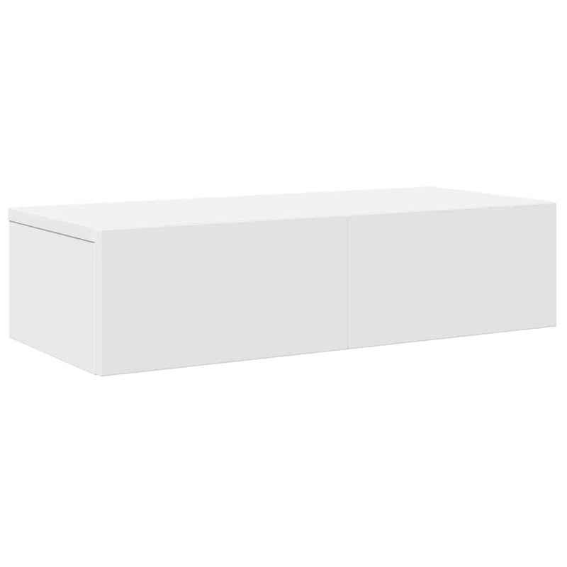 vidaXL Falipolc fiókokkal fehér 60x26,5x15 cm műszaki fa