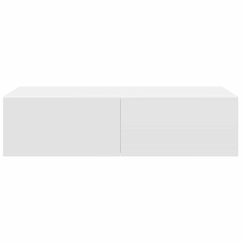 vidaXL Falipolc fiókokkal fehér 60x26,5x15 cm műszaki fa
