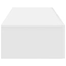 vidaXL Falipolc fiókokkal fehér 60x26,5x15 cm műszaki fa