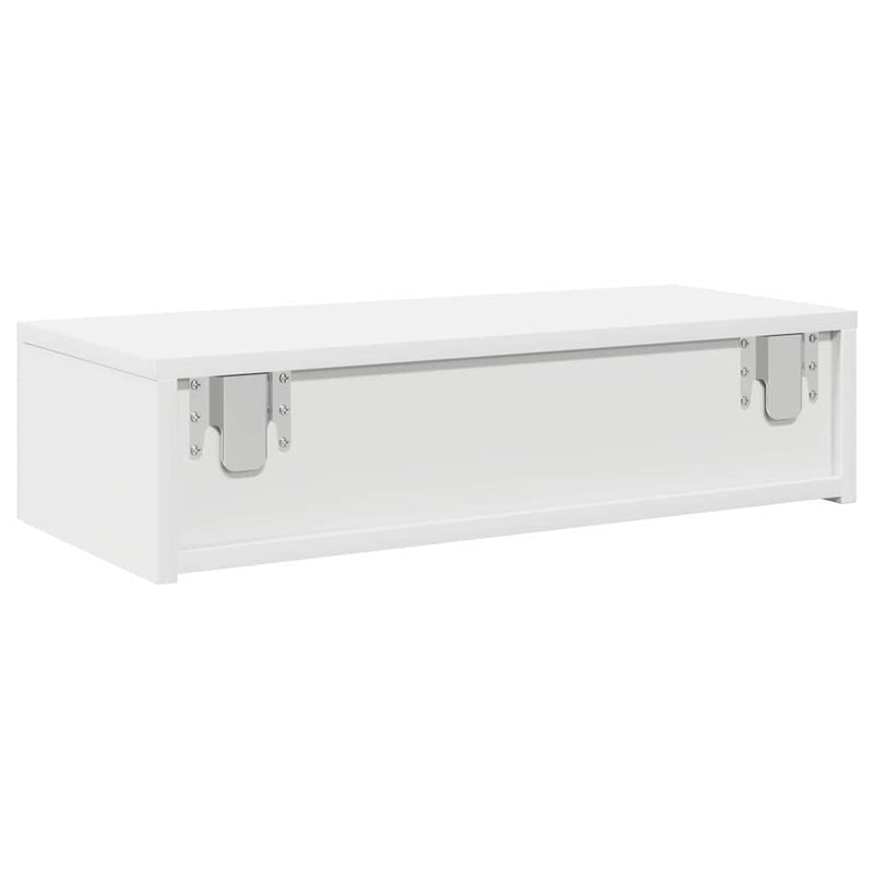 vidaXL Falipolc fiókokkal fehér 60x26,5x15 cm műszaki fa