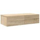 vidaXL Falipolc fiókokkal sonoma tölgy 60x26,5x15 cm műszaki fa