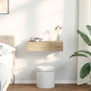 vidaXL Falipolc fiókokkal sonoma tölgy 60x26,5x15 cm műszaki fa