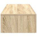 vidaXL Falipolc fiókokkal sonoma tölgy 60x26,5x15 cm műszaki fa