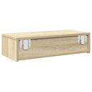 vidaXL Falipolc fiókokkal sonoma tölgy 60x26,5x15 cm műszaki fa