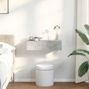 vidaXL Falipolc fiókokkal betonszürke 60x26,5x15 cm műszaki fa