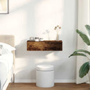 vidaXL Falipolc fiókokkal füstölt tölgy 60x26,5x15 cm műszaki fa