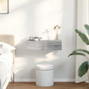 vidaXL Falipolc fiókokkal szürke sonoma 60x26,5x15 cm műszaki fa
