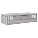 vidaXL Falipolc fiókokkal szürke sonoma 60x26,5x15 cm műszaki fa